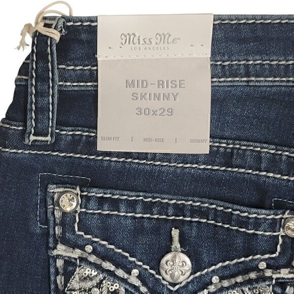 Miss Me Mid Rise Skinny 30 - Picture 6 of 8